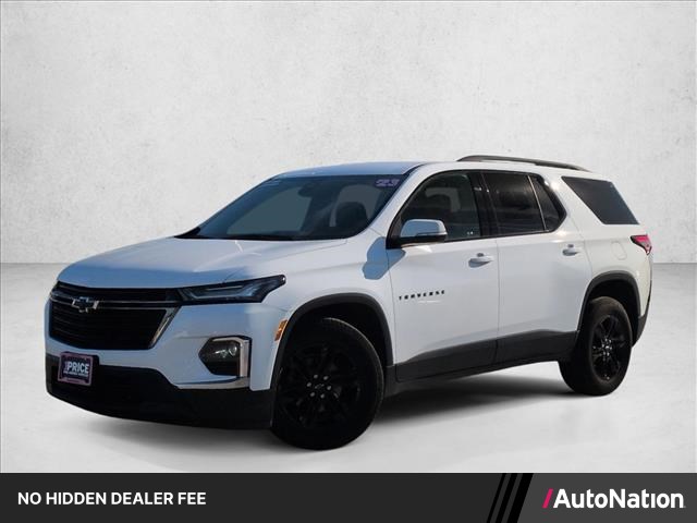 Summit White 2023 Chevrolet Traverse LT Cloth AWD SUV / Crossover Four-Wheel Drive 9-Speed Automatic