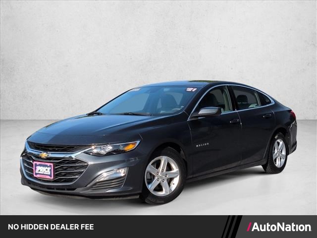 Shadow Gray Metallic 2021 Chevrolet Malibu Sedan Front-Wheel Drive Automatic