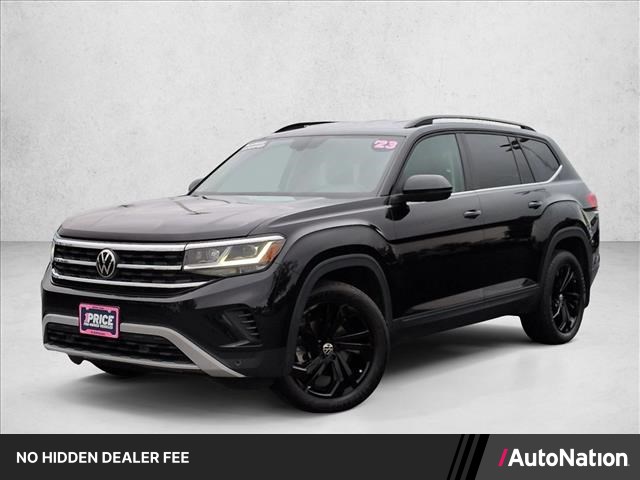Deep Black Pearl 2023 Volkswagen Atlas V6 SE FWD with Technology SUV / Crossover Front-Wheel Drive 8-Speed Automatic