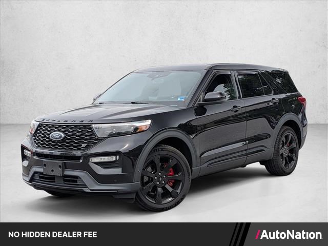 Agate Black Metallic 2021 Ford Explorer SUV / Crossover All-Wheel Drive Automatic