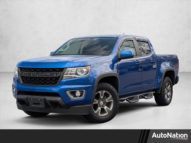 Kinetic Blue Metallic 2019 Chevrolet Colorado Z71 Crew Cab 4WD Pickup Truck Four-Wheel Drive 8-Speed Automatic