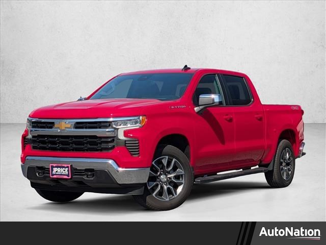 Red Hot 2023 Chevrolet Silverado 1500 LT Crew Cab 4WD Pickup Truck Four-Wheel Drive 8-Speed Automatic