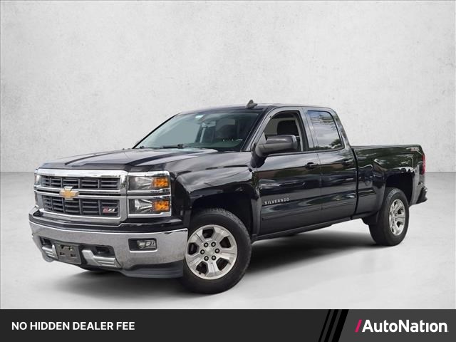 Black 2015 Chevrolet Silverado 1500 Pickup Truck Four-Wheel Drive 6-Speed Automatic