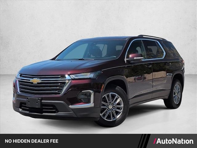 Black Cherry Metallic 2023 Chevrolet Traverse LT Cloth AWD SUV / Crossover Four-Wheel Drive 9-Speed Automatic