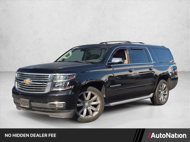 Black 2015 Chevrolet Suburban SUV / Crossover Four-Wheel Drive 6-Speed Automatic