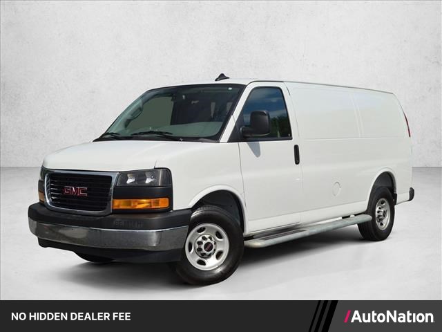 Summit White 2025 GMC Savana Cargo Van Rear-Wheel Drive 8-Speed Automatic