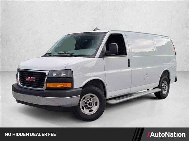 Summit White 2025 GMC Savana Cargo Van Rear-Wheel Drive 8-Speed Automatic