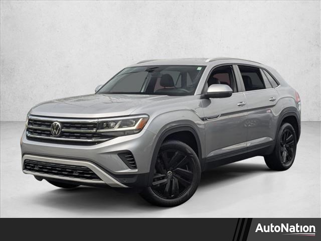 Pyrite Silver Metallic 2023 Volkswagen Atlas Cross Sport V6 SE 4Motion AWD with Technology SUV / Crossover All-Wheel Drive 8-Speed Automatic