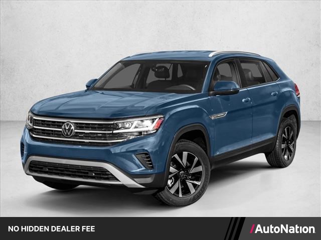 Silver 2023 Volkswagen Atlas Cross Sport SUV / Crossover All-Wheel Drive 8-Speed Automatic