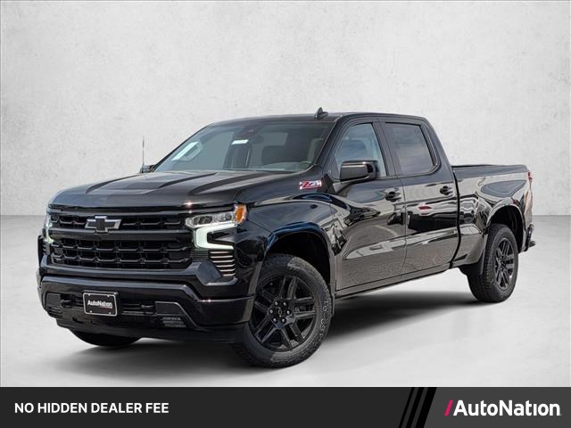 Black 2026 Chevrolet Silverado 1500 RST Crew Cab 4WD Pickup Truck Four-Wheel Drive Automatic