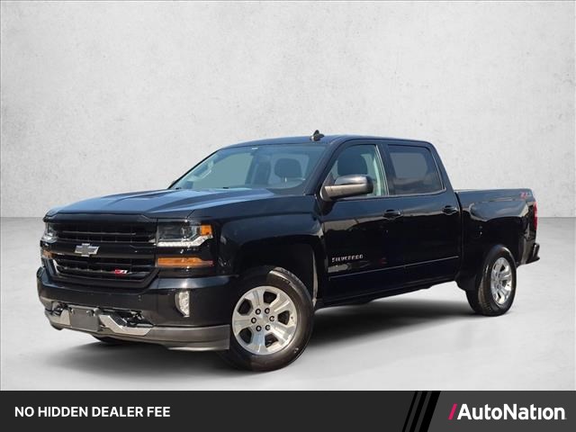 Black 2018 Chevrolet Silverado 1500 Pickup Truck Four-Wheel Drive 6-Speed Automatic