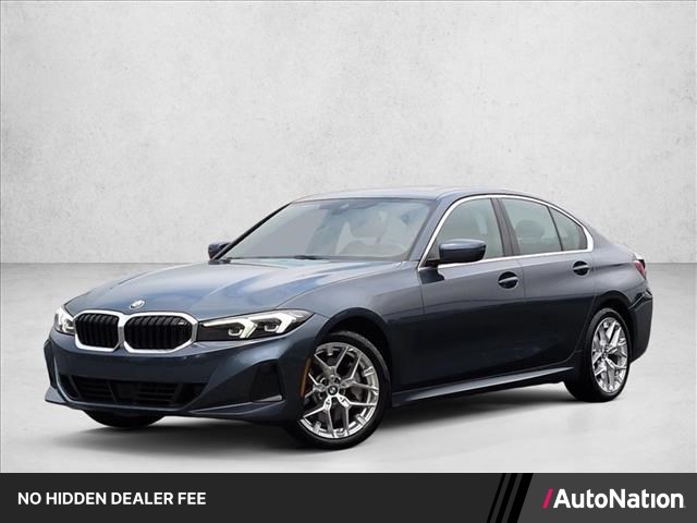 Black 2025 BMW 3 Series Sedan Rear-Wheel Drive Automatic