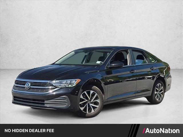 Black 2024 Volkswagen Jetta Sedan Front-Wheel Drive 8-Speed Automatic