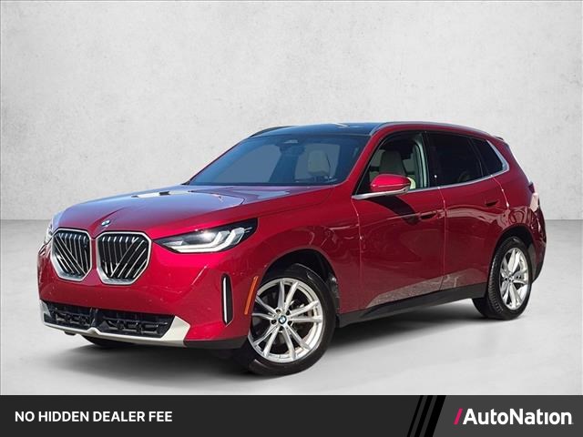 Red 2025 BMW X3 SUV / Crossover All-Wheel Drive Automatic