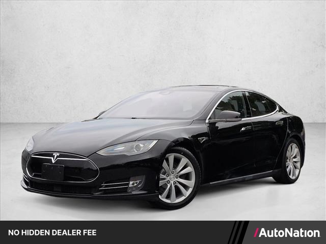 Solid Black 2015 Tesla Model S 70D AWD Sedan All-Wheel Drive Automatic