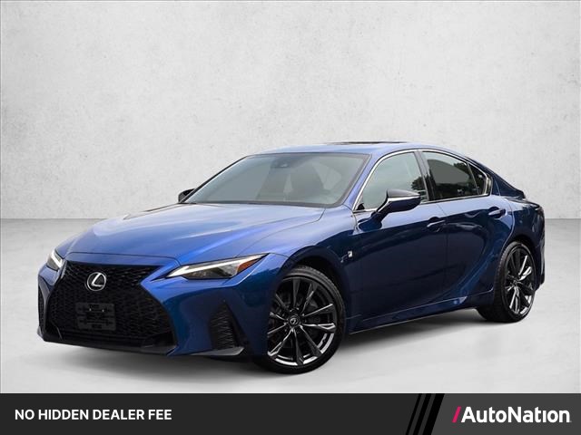 Ultrasonic Blue Mica 2.0 2023 Lexus IS Sedan All-Wheel Drive Automatic