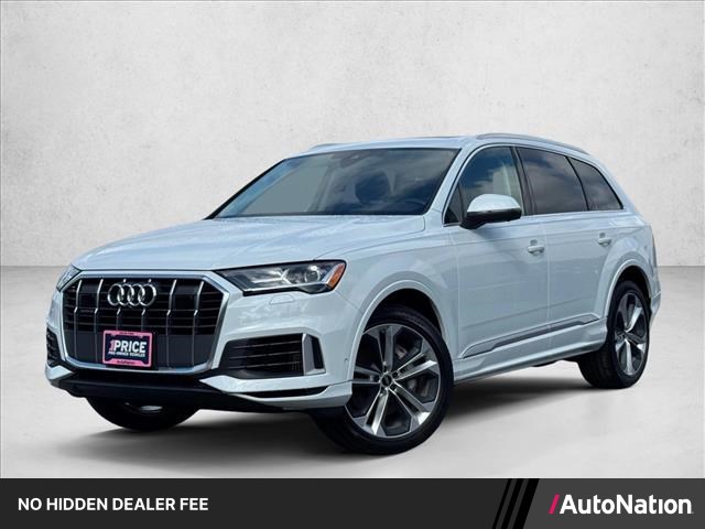 Glacier White Metallic 2022 Audi Q7 quattro Premium Plus 55 TFSI SUV / Crossover All-Wheel Drive Automatic
