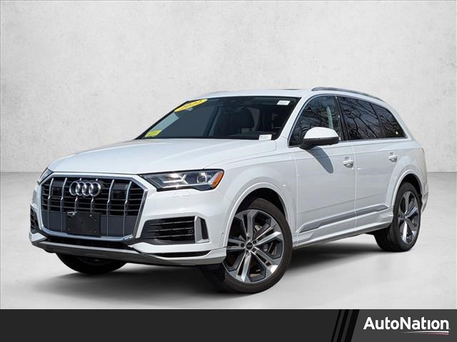 White 2022 Audi Q7 quattro Premium Plus 55 TFSI SUV / Crossover All-Wheel Drive Automatic