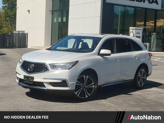 Platinum White Pearl 2020 Acura MDX SUV / Crossover All-Wheel Drive Automatic
