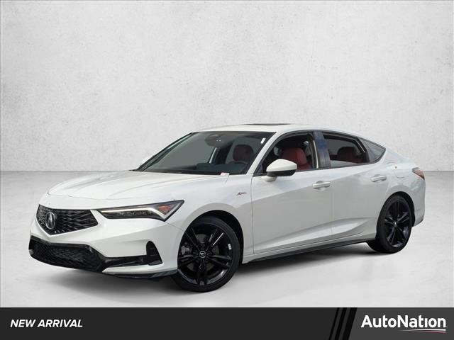 Platinum White Pearl 2026 Acura Integra FWD with A-SPEC Package Sedan Front-Wheel Drive Automatic