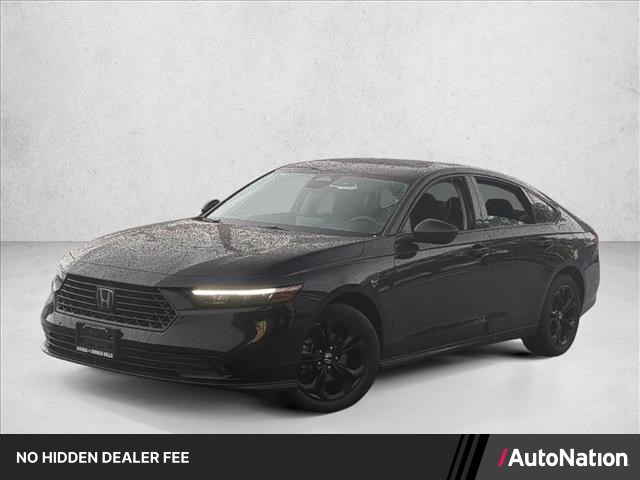 Crystal Black Pearl 2025 Honda Accord Sedan Front-Wheel Drive Automatic