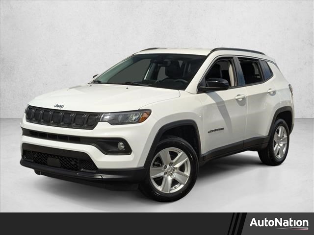 Bright White Clearcoat 2022 Jeep Compass Latitude 4WD SUV / Crossover Four-Wheel Drive 9-Speed Automatic