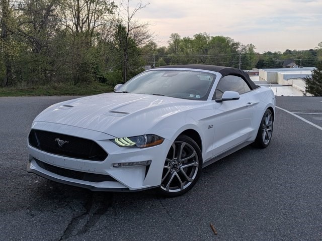 Oxford White 2019 Ford Mustang GT Premium Convertible RWD Convertible Rear-Wheel Drive Automatic