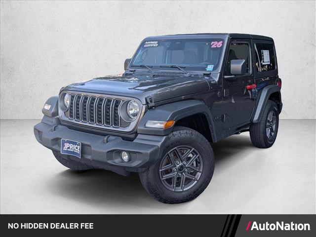 Gray (Granite Crystal Metallic Clearcoat) 2026 Jeep Wrangler SUV / Crossover Four-Wheel Drive 8-Speed Automatic