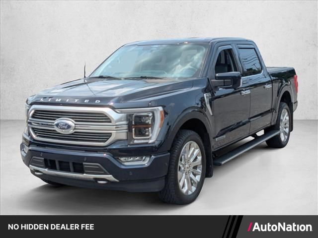 Antimatter Blue Metallic 2022 Ford F-150 Pickup Truck Four-Wheel Drive Automatic