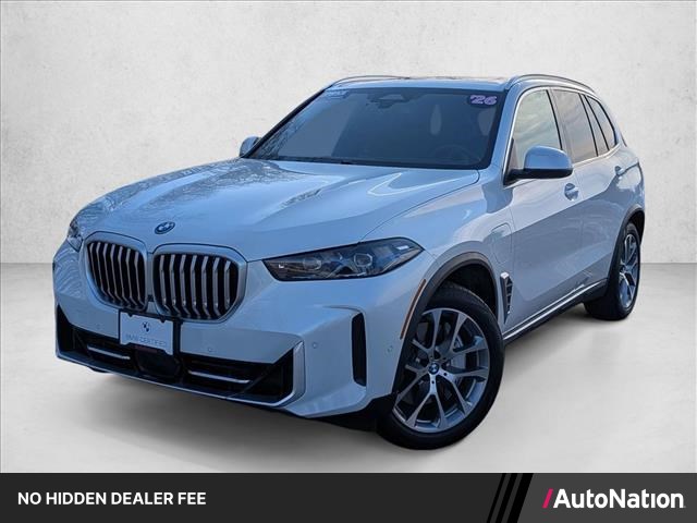 Mineral White Metallic 2026 BMW X5 xDrive50e SUV / Crossover All-Wheel Drive Automatic
