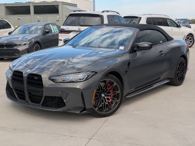 Gray (Dravit Grey Metallic) 2024 BMW M4 Competition xDrive Convertible AWD Convertible All-Wheel Drive Automatic