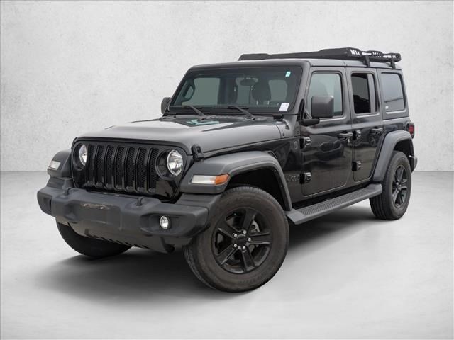 Black Clearcoat 2023 Jeep Wrangler Sport Altitude 4-Door 4WD SUV / Crossover Four-Wheel Drive 6-Speed Manual