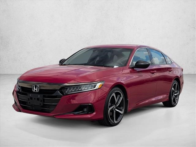 San Marino Red 2022 Honda Accord Sport FWD Sedan Front-Wheel Drive Automatic