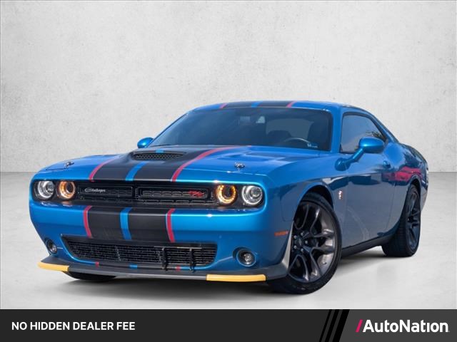 B5 Blue Pearlcoat 2023 Dodge Challenger Coupe Rear-Wheel Drive 8-Speed Automatic