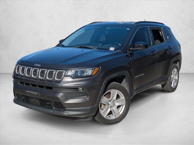 Gray (Granite Crystal Metallic Clearcoat) 2022 Jeep Compass Latitude 4WD SUV / Crossover Four-Wheel Drive 9-Speed Automatic