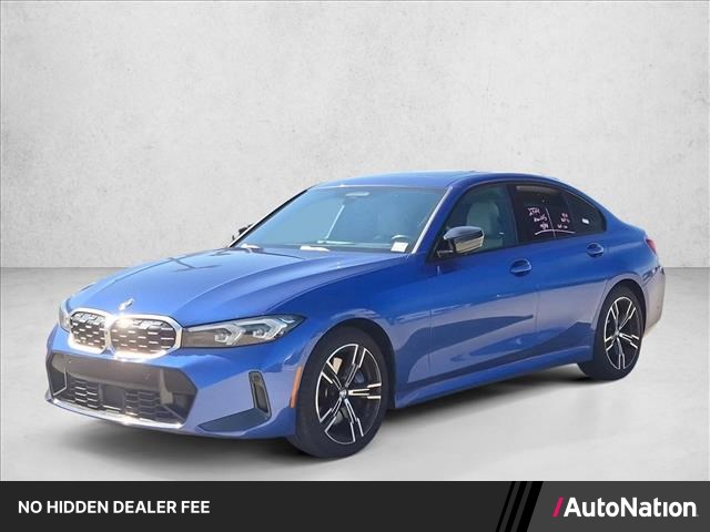 Portimao Blue Metallic 2023 BMW 3 Series Sedan All-Wheel Drive Automatic