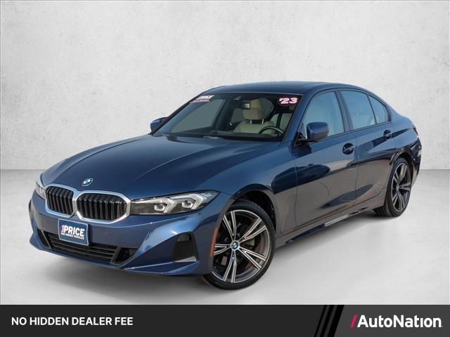 Phytonic Blue Metallic 2023 BMW 3 Series Sedan All-Wheel Drive Automatic
