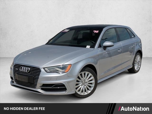 Florett Silver Metallic 2016 Audi A3 Sportback e-tron 1.4T Premium Plus FWD Wagon Front-Wheel Drive Automatic