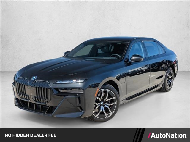 Black Sapphire Metallic 2025 BMW 7 Series 750e xDrive Sedan All-Wheel Drive Automatic