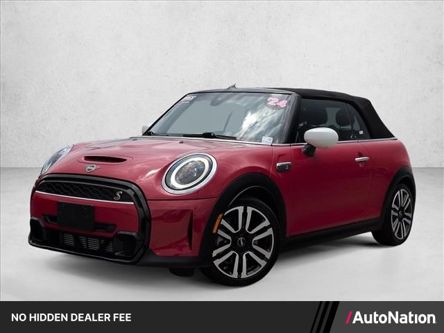Chili Red 2024 MINI Cooper Convertible Front-Wheel Drive Automatic