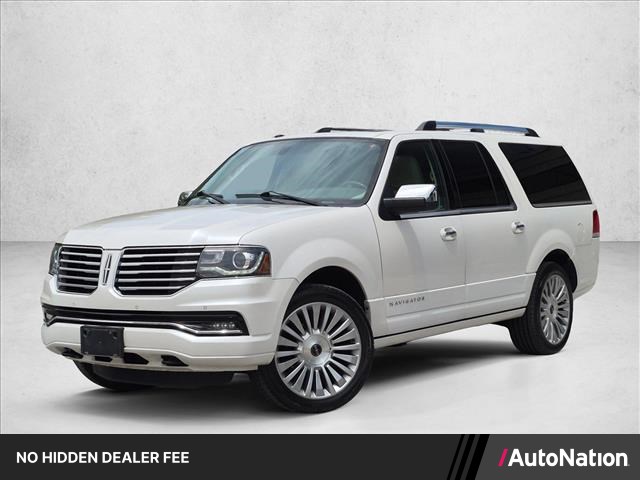 White Platinum Tri-Coat 2017 Lincoln Navigator SUV / Crossover Four-Wheel Drive 6-Speed Automatic