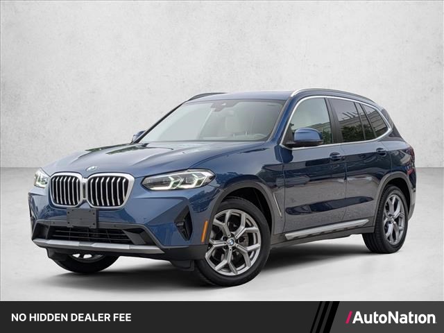 Phytonic Blue Metallic 2024 BMW X3 SUV / Crossover All-Wheel Drive Automatic