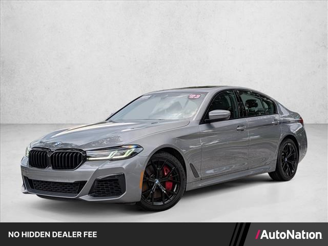 Skyscraper Gray Metallic 2023 BMW 5 Series Sedan All-Wheel Drive Automatic