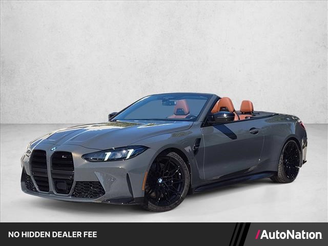 Gray (Dravit Grey Metallic) 2026 BMW M4 Convertible All-Wheel Drive Automatic