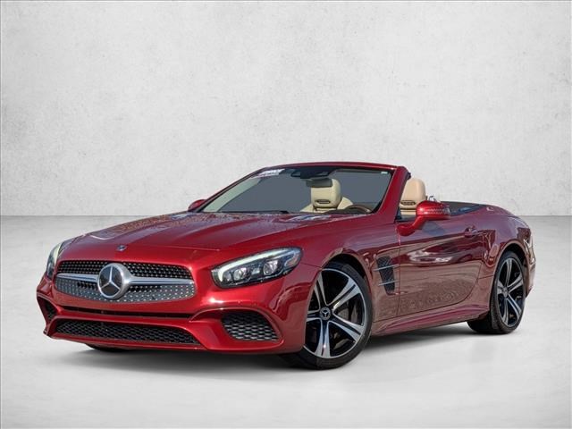 Designo Cardinal Red Metallic 2018 Mercedes-Benz SL-Class SL 450 Convertible Rear-Wheel Drive Automatic