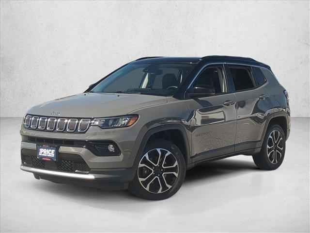 Sting-Gray Clearcoat 2022 Jeep Compass SUV / Crossover Four-Wheel Drive 9-Speed Automatic
