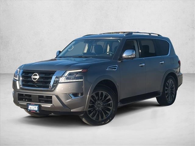 Gray (Gun Metallic) 2024 Nissan Armada SUV / Crossover Four-Wheel Drive Automatic
