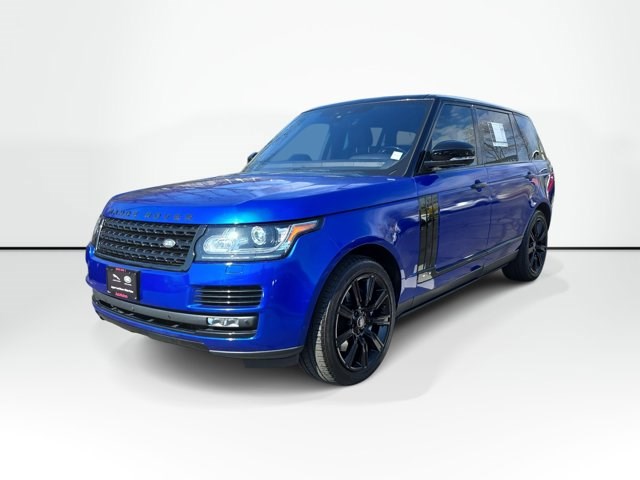Blue 2017 Land Rover Range Rover V8 Supercharged LWB 4WD SUV / Crossover All-Wheel Drive 8-Speed Automatic