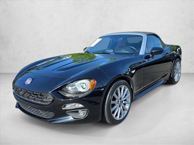 Nero Cinema Jet Black 2017 FIAT 124 Spider Convertible Rear-Wheel Drive 6-Speed Automatic