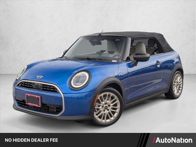 Icy Sunshine Blue Metallic 2025 MINI Cooper Convertible FWD Convertible Front-Wheel Drive Automatic